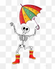 Dancing Skeleton - Dot png