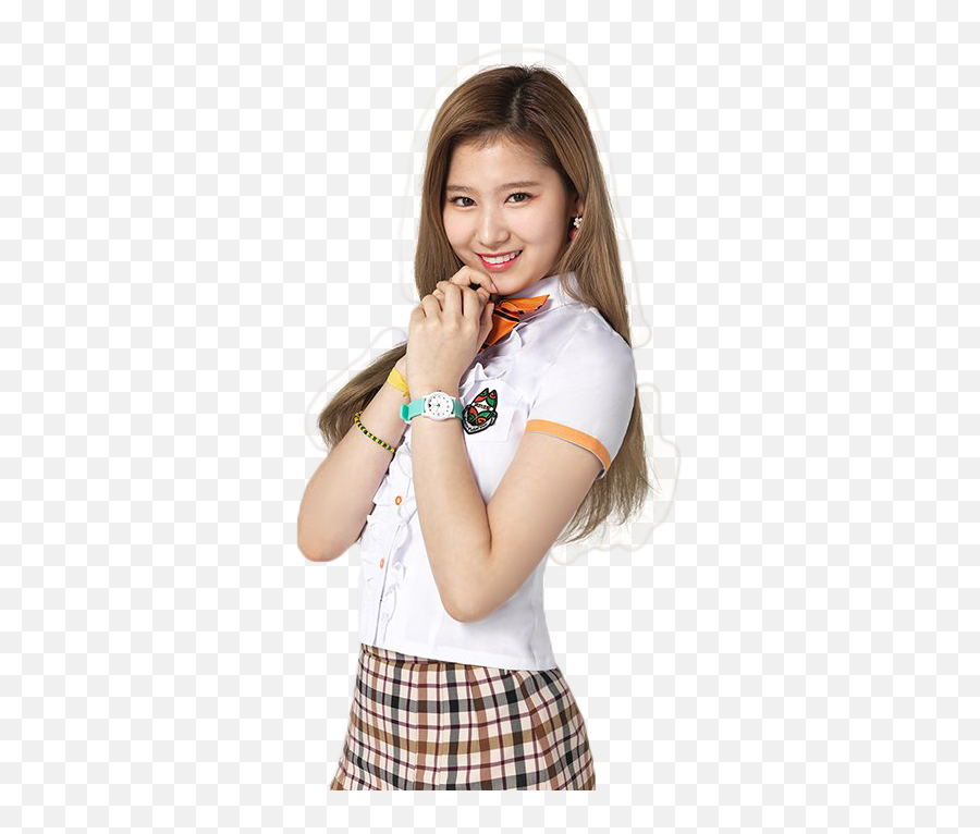 Download Sana Twice Png Image With - Sana Twice In School Uniform,Twice Transparent