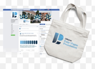 U Maine Pulp And Paper Foundation - Tote Bag Png,Umaine Logo