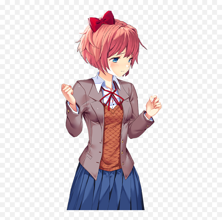 Check Out This Transparent Doki Literature Club Sad Png Logo