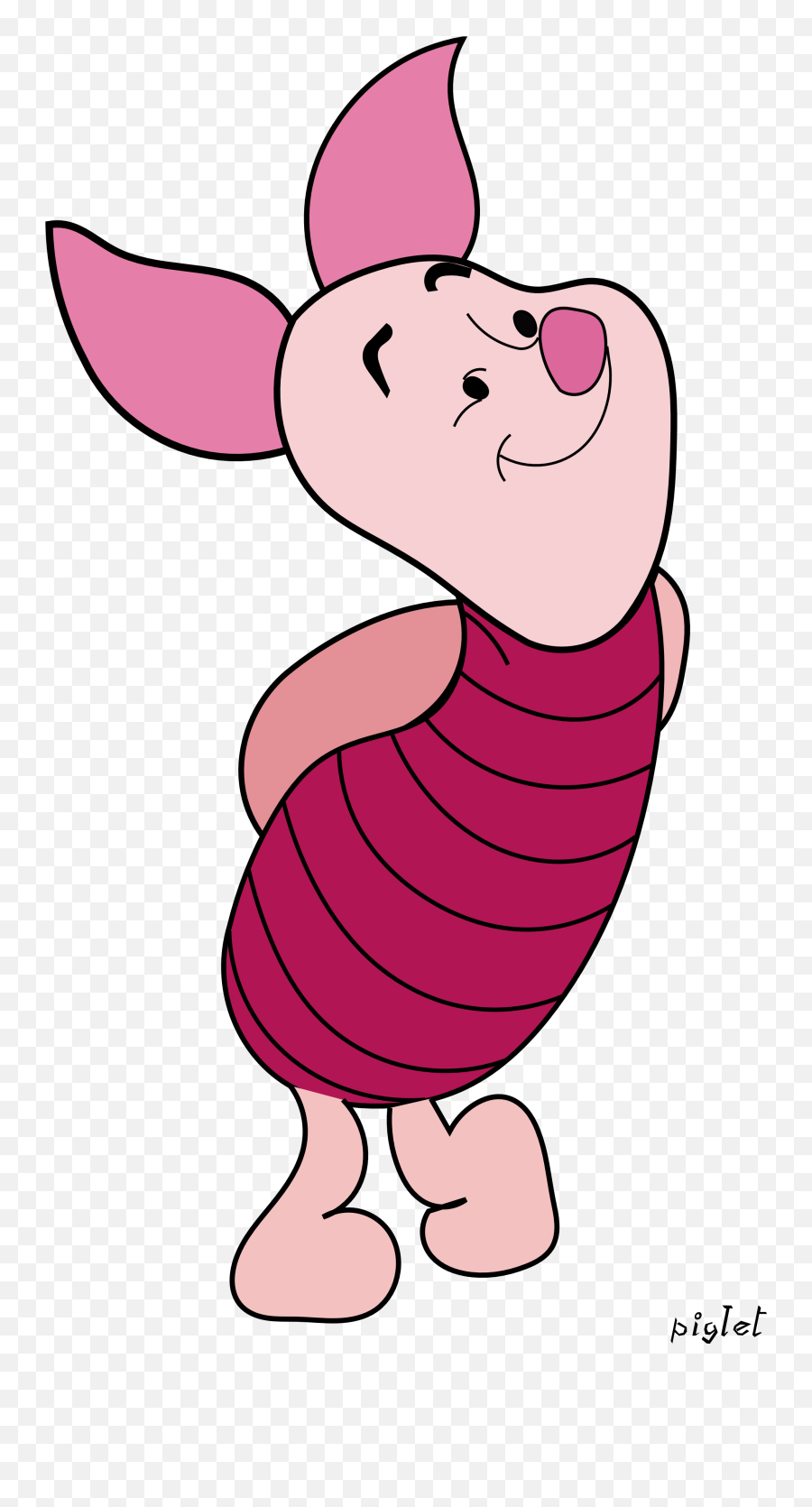 Piglet Png 2 Image - Winnie The Pooh Piglet Cartoon,Piglet Png