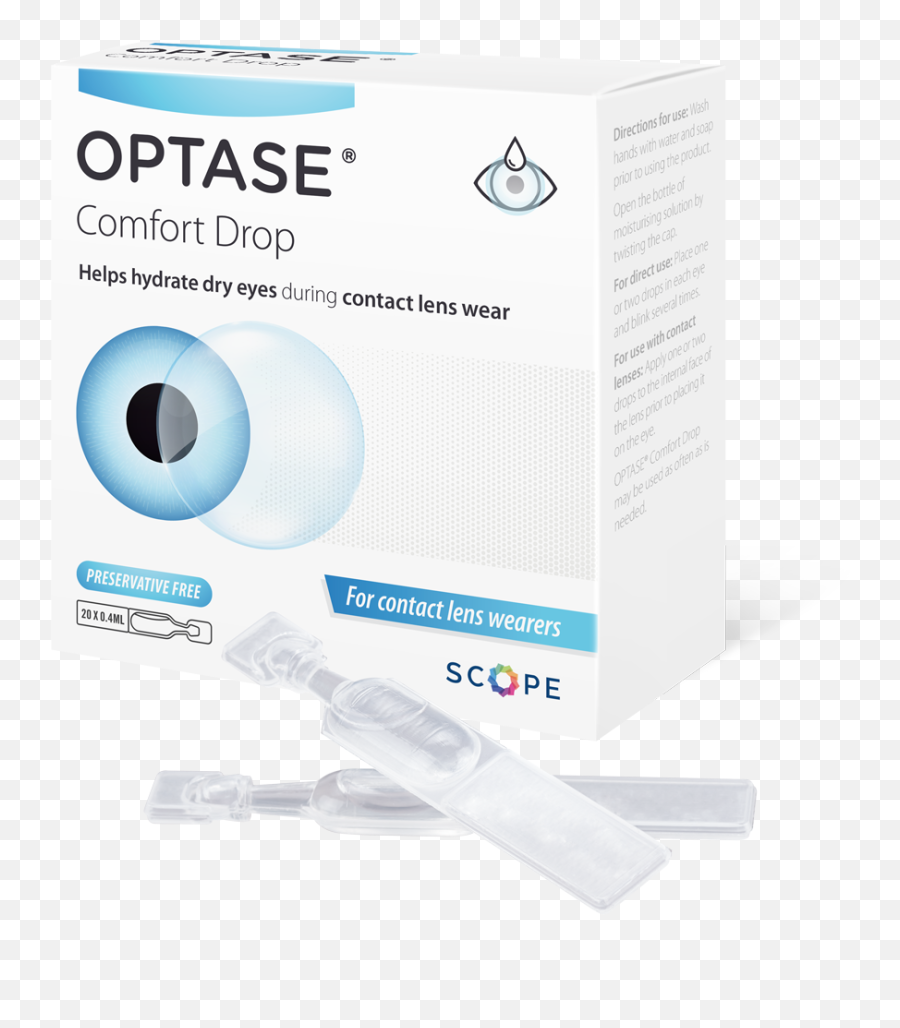 Optase Comfort Drop - Medical Supply Png,Icon Contact Lens