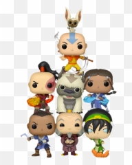 Avatar The Last Airbender - Bundle 7 Pop Vinyl Avatar The Last Airbender Funko Pop Png,Aang Png