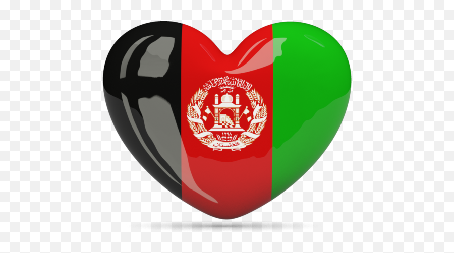 Afghanistan Flag - Afghani Flag In Heart Png,Afghanistan Flag Icon