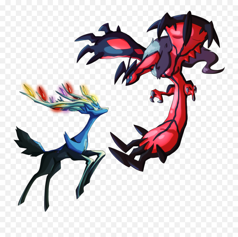 Pokemon Gif Png - Gamespokemonnintendo 3dsartbeautiful Pokemon Xerneas Vs Yveltal,Pokemon Icon Gif