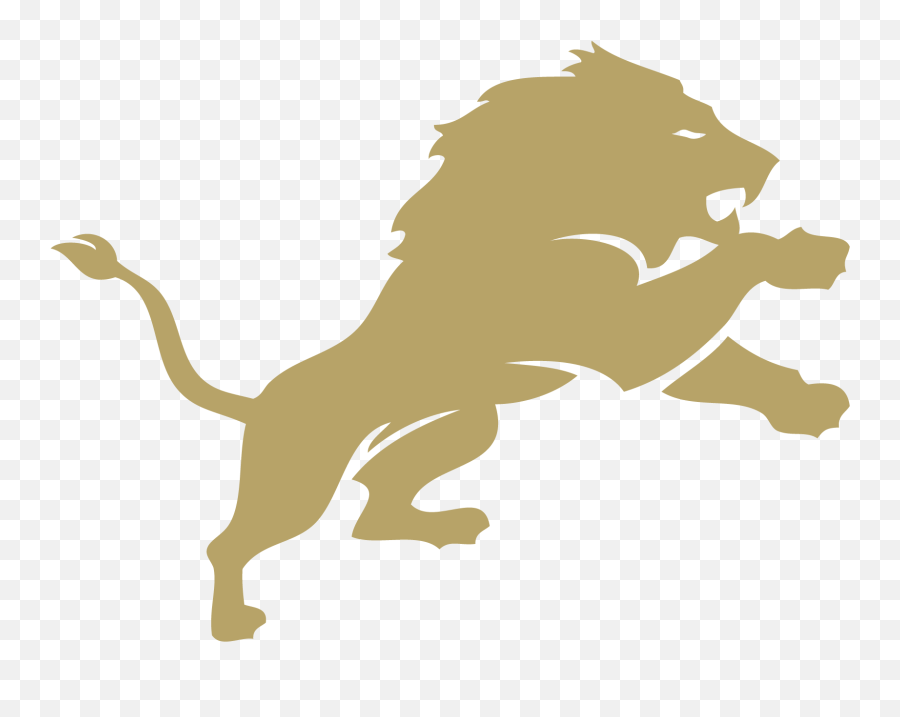 Download Pope John Lions Play Delbarton Green Wave - Nfl Detroit Lions Logo Png,Lions Png