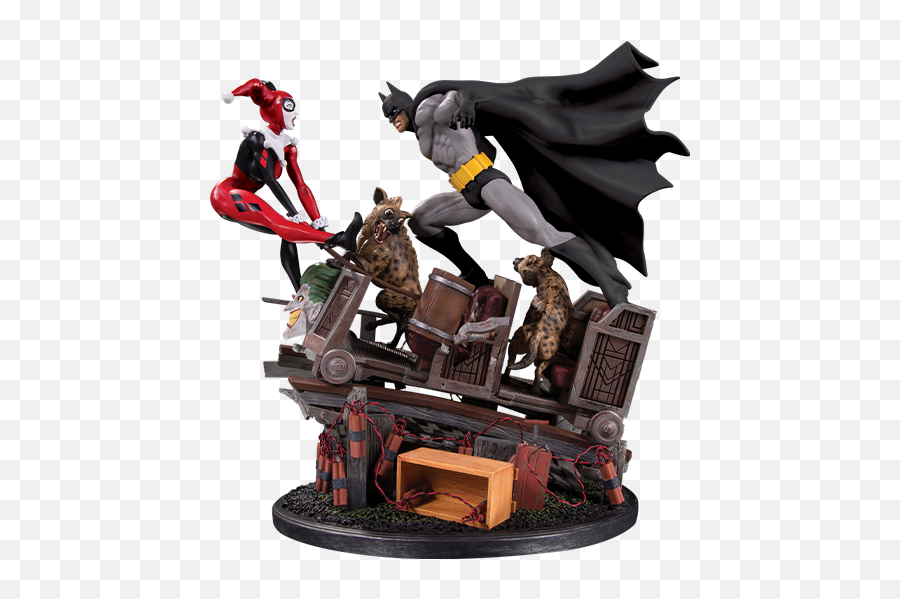 Sideshow To Reissue Dc Battle Statue - Batman Vs Harley Quinn Statue Png,Dc Icon Harley Statue