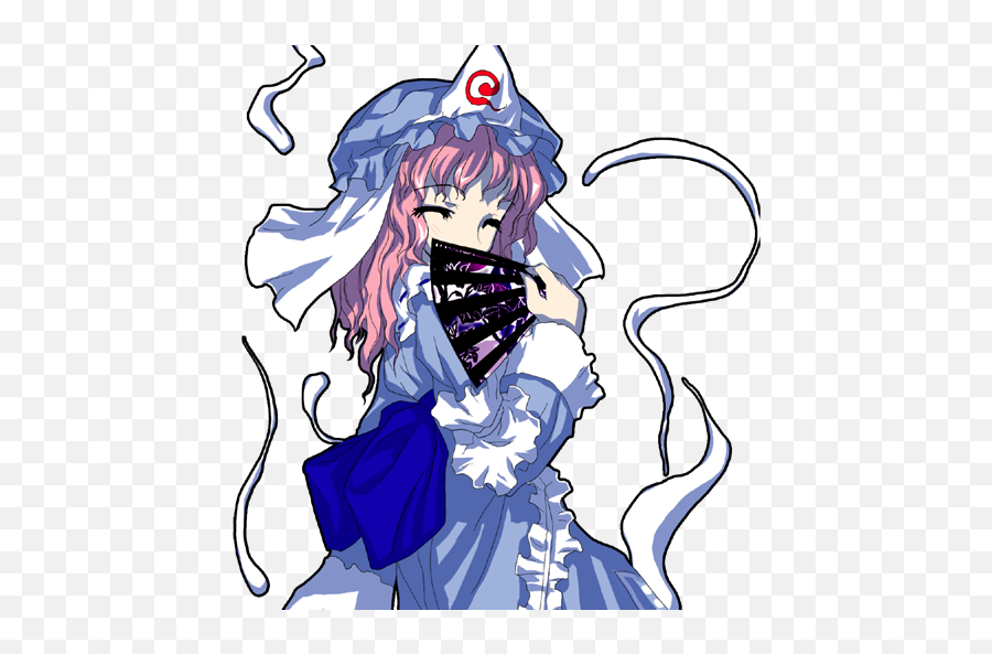 U200d Luna Thesis Grind - Yuyuko Touhou Official Art Png,Lio Fotia Icon