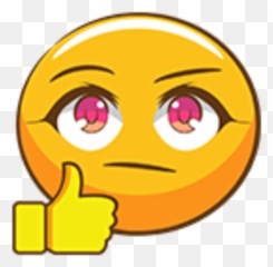 Thumbs Up Sad Emoji - Happy png