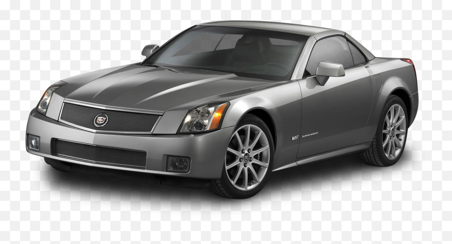 Cadillac Xlr V Grey Car Png Image - 2 Door Cadillac Models,Cadillac Logo Png