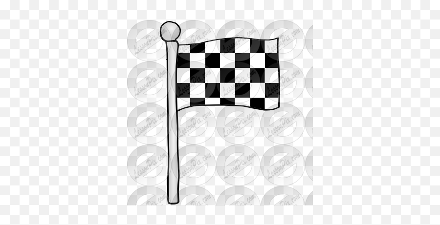 Checkered Flag Picture For Classroom - Square Decal Png,Checkered Flags Png