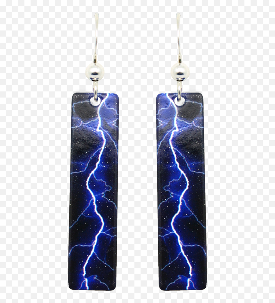 Blue Lightning - Earrings Png,Blue Lightning Png