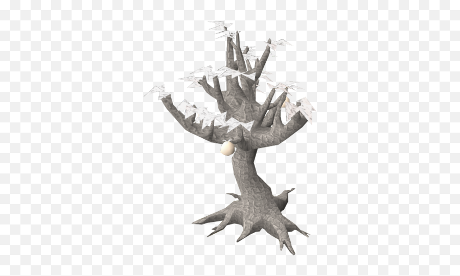 White Tree Runescape Wiki Fandom - Origami Png,Black And White Tree Png