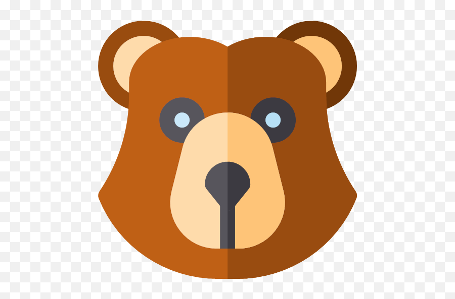 Flat Version Bear Icon - Nature Rounded Icons Png,Bear Icon