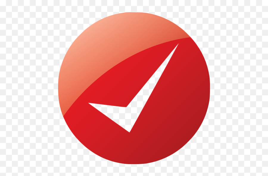 Web 2 Ruby Red Check Mark 11 Icon - Free Web 2 Ruby Red Circle Png,Red Check Mark Png