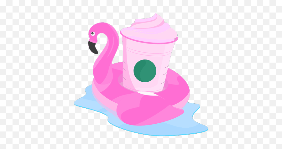 Starbucks Welcomes The Vibrant Ruby Flamingo Frappuccino To - Serveware Png,Pink Flamingo Icon