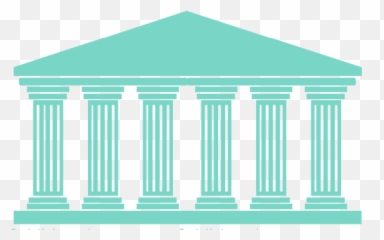 Six Pillars Transparent Png Image - Classical Architecture,Pillars Png