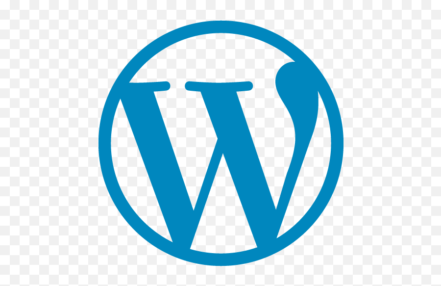 Wordpress Blue Logo Transparent Png - Transparent Wordpress Logo Png,Word Press Logo