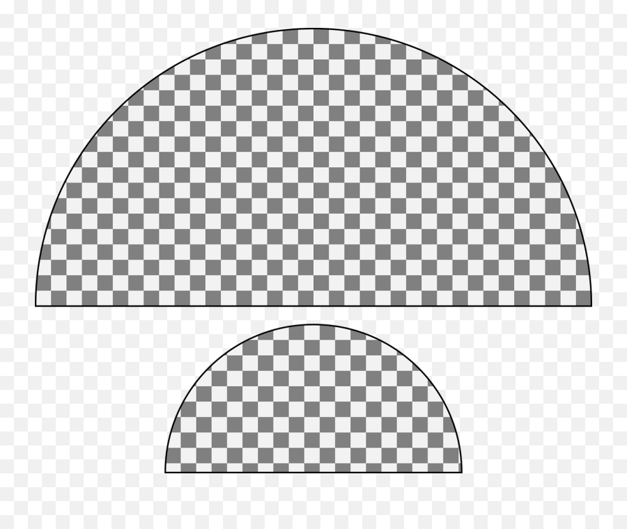 Semicircle Half Circle - Checkers Png,Semi Circle Png