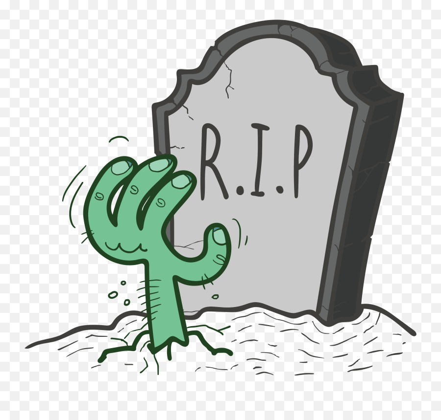 Rip Grave Cartoon Halloween 28153124 PNG