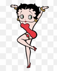 Betty Boop Cartoon Animation Character - Betty Boop With Arms Up Png,Betty Boop Png