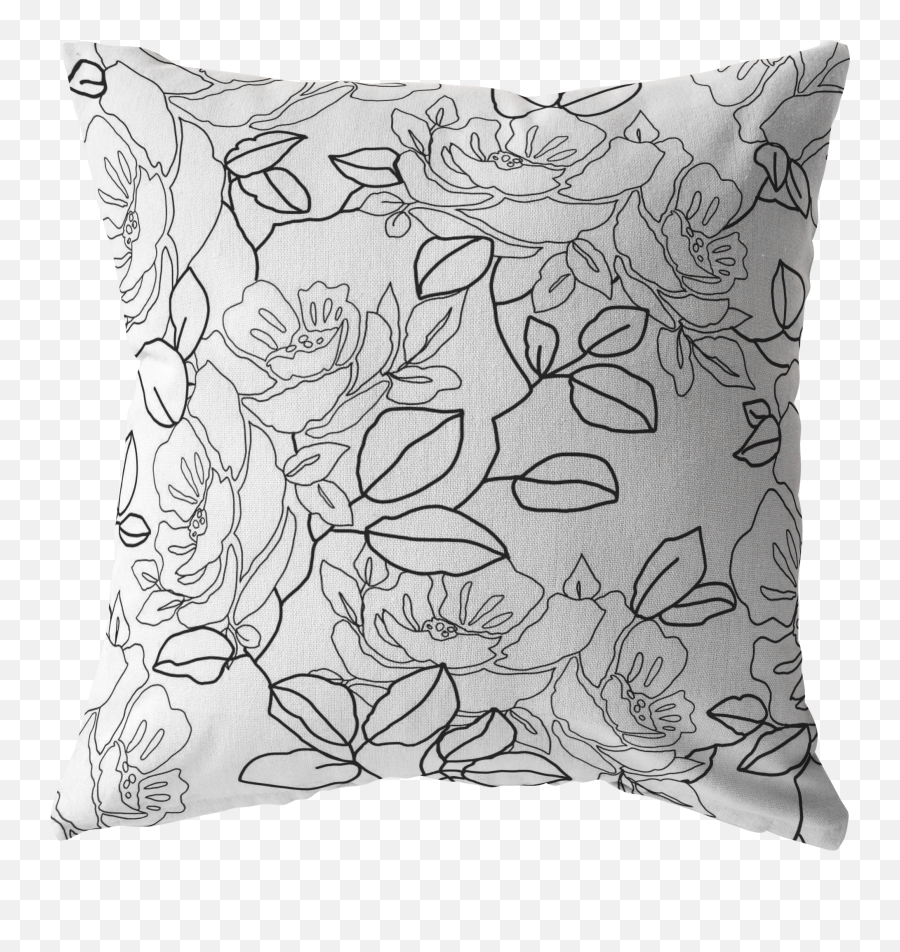 Download Home Décordecorative Pillowthrow Pillow Cover - White Pillow Background Hd Png,Cushion Png