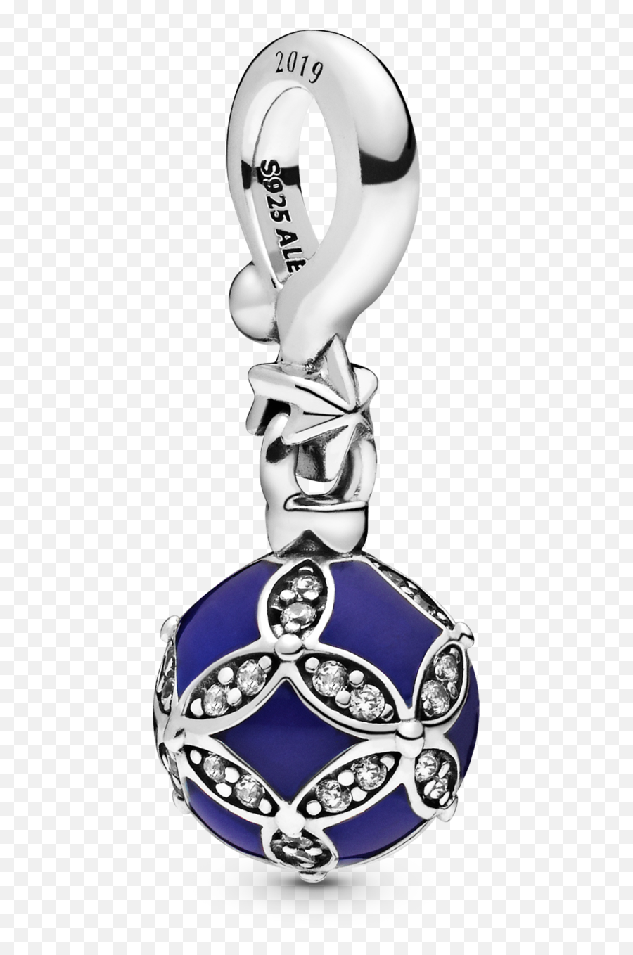 Blue Christmas Ornament Dangle Charm Pandora Hk - Pandora Christmas Ornament 2019 Png,Master Ball Png