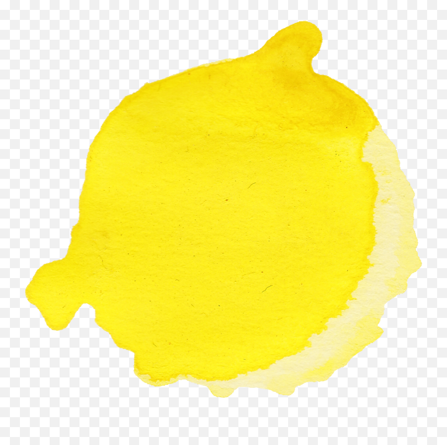 9 Yellow Watercolor Circle - Illustration Png,Yellow Circle Png