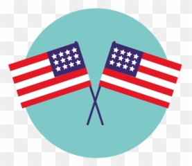 Usa Flags Round Icon - Transparent PNG u0026 SVG vector file Png Icon