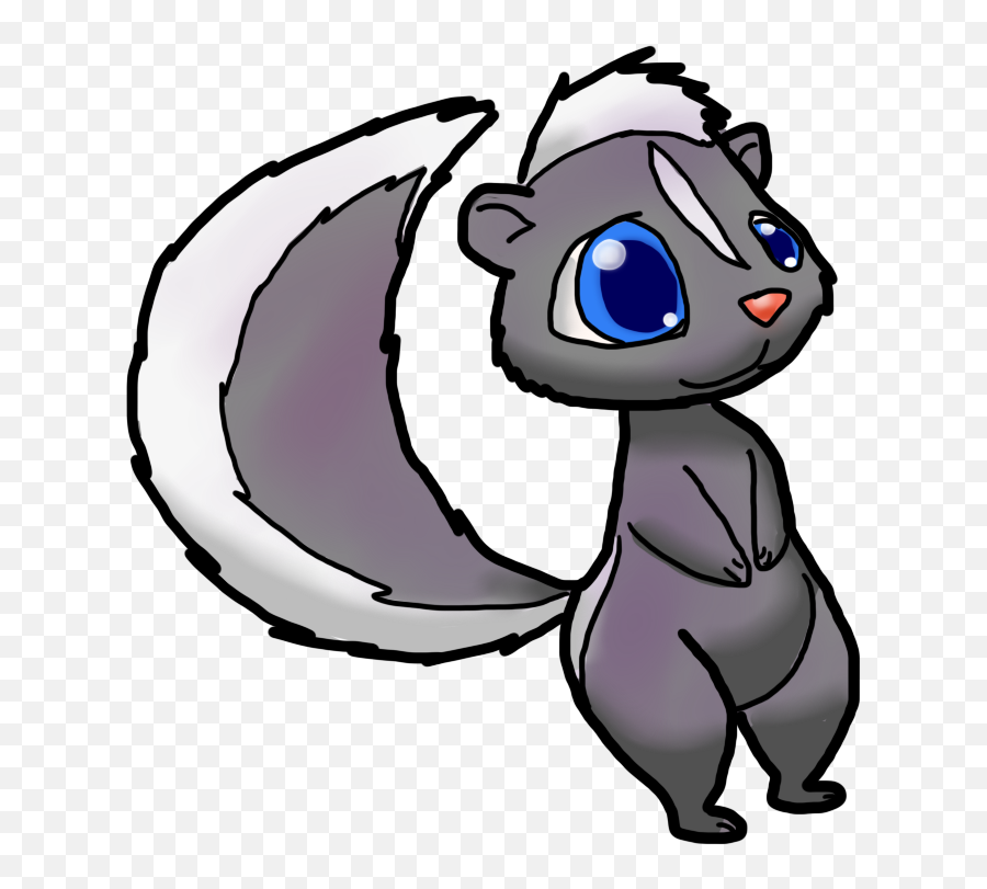 Skunk Clipart Emoji - Png Download Full Size Clipart Skunk Emoji Cartoon,Thumper Png