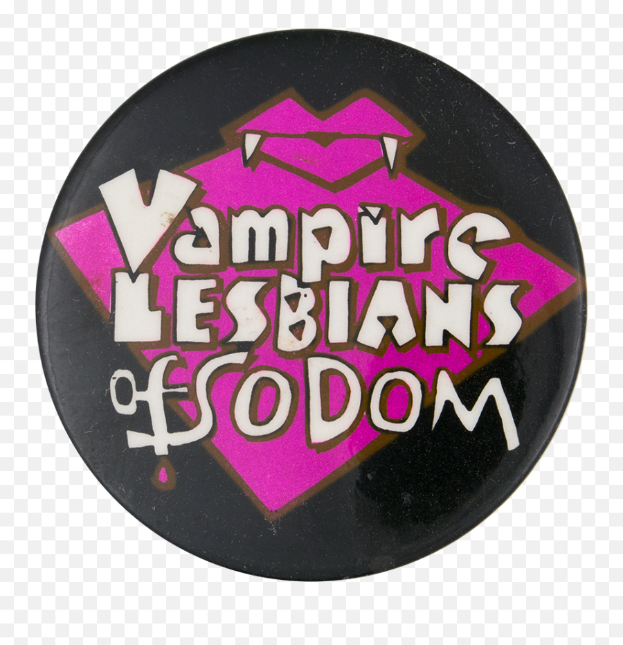 Vampire Lesbians Of Sodom Busy Beaver Button Museum - Badge Png,Vampire Logo