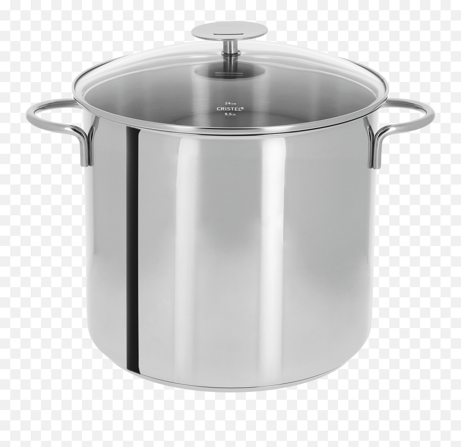 Stainless Cooking Pot - Fixed Mutine Marmite Cristel 24 Mutine Png,Cooking Pot Png