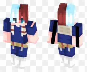 Download Todoroki - Boku No Hero Academia 3 Minecraft Skin Minecraft Skins Zodiac Gemini Png,Todoroki Png
