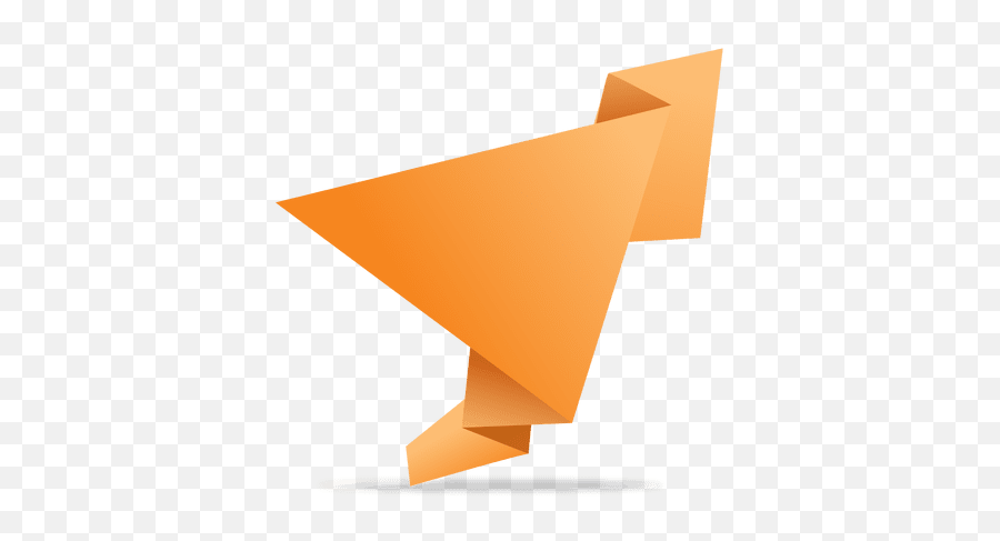 Orange Folded Origami Banner - Transparent Png U0026 Svg Vector File Orange Origami Banner Vector Png,Youtube Banner Template Png