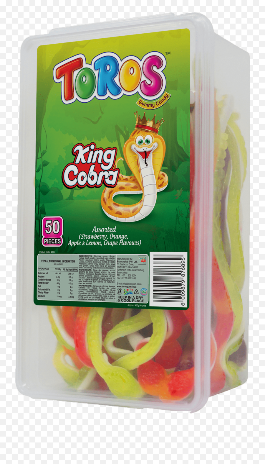 King Cobra - Assorted U2022 Toros Gummy Jelly Stick Candy Png,King Cobra Png