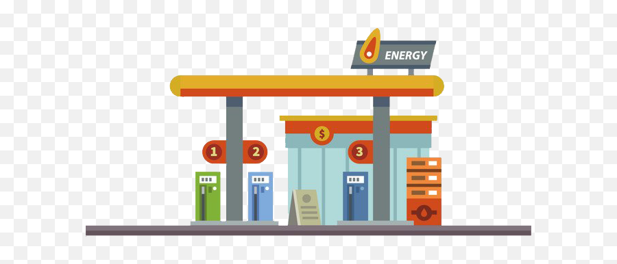 Gas Station Png Free Download - Petrol Pump Vector Png,Download Png