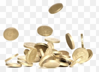 Falling Coins Png Background Image - Indian