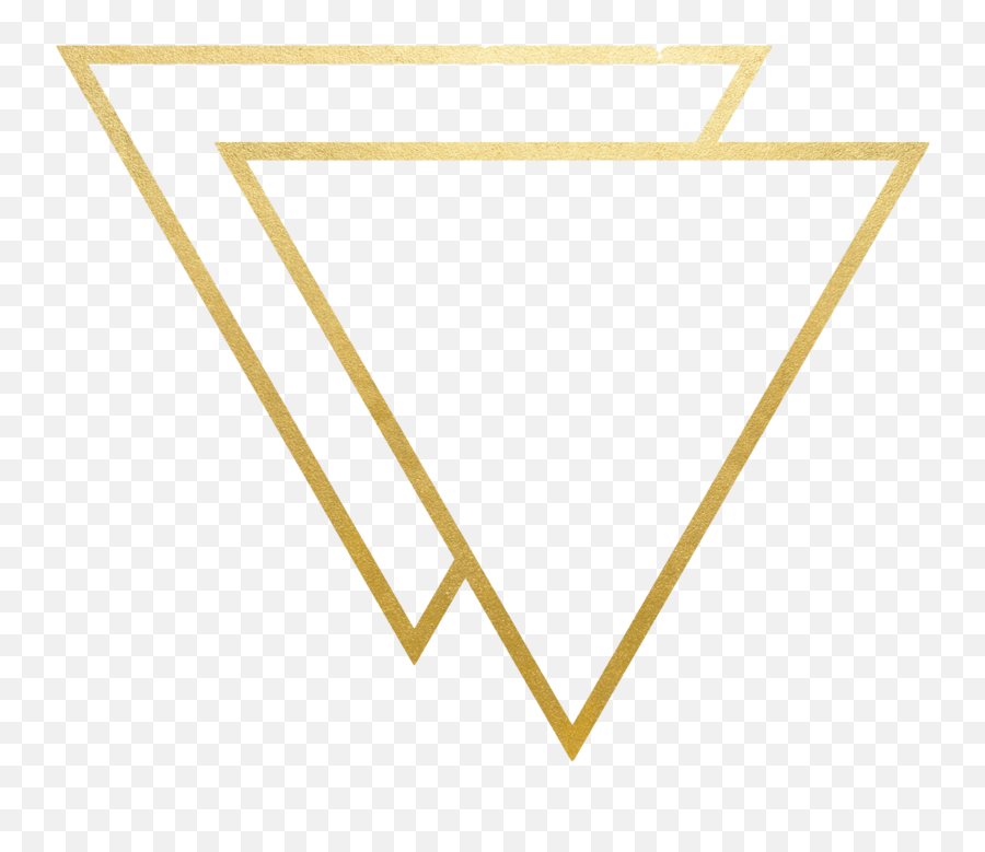 Gold Line Clip Art Png Image - Transparent Gold Triangle Png,Gold Line Png
