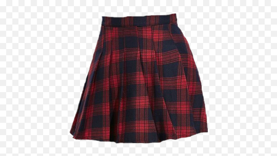 Skirt Clothes Clothing Red Plaid Niche Png