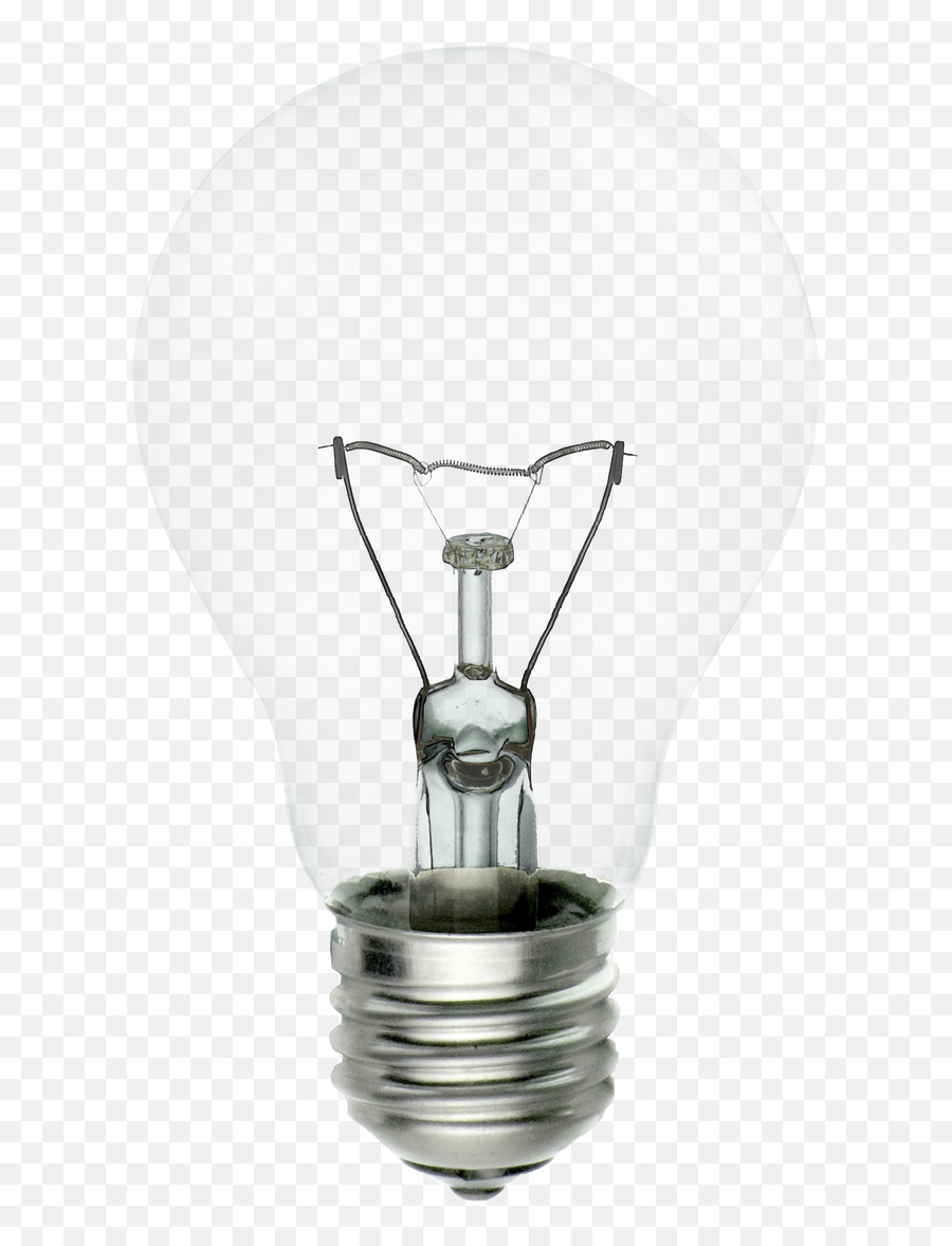 Light Bulb Isolated Transparent - Incandescent Lamp Png,Light Bulb Transparent