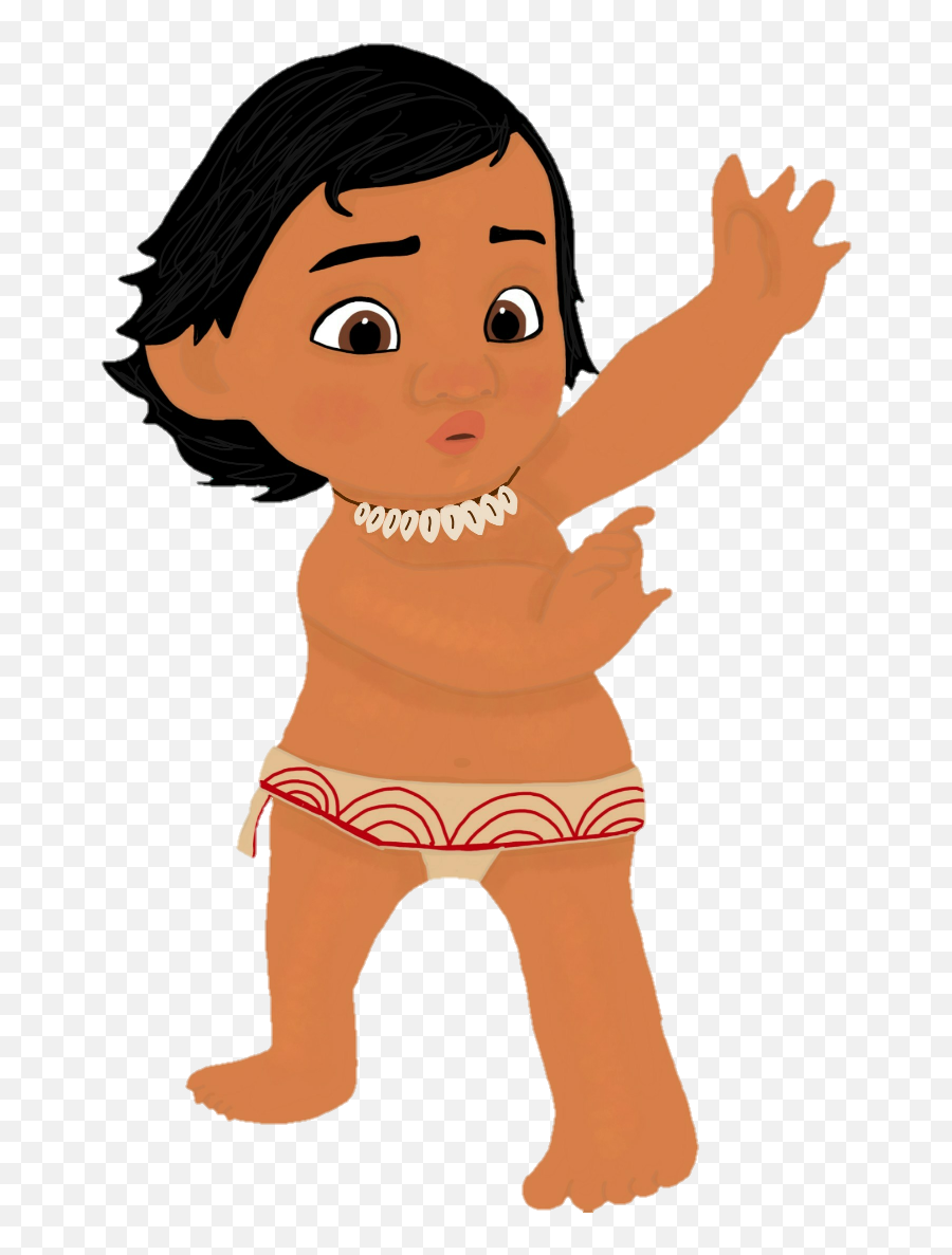 Popular And Trending Babymoana Stickers Cartoon Png Baby Moana Png
