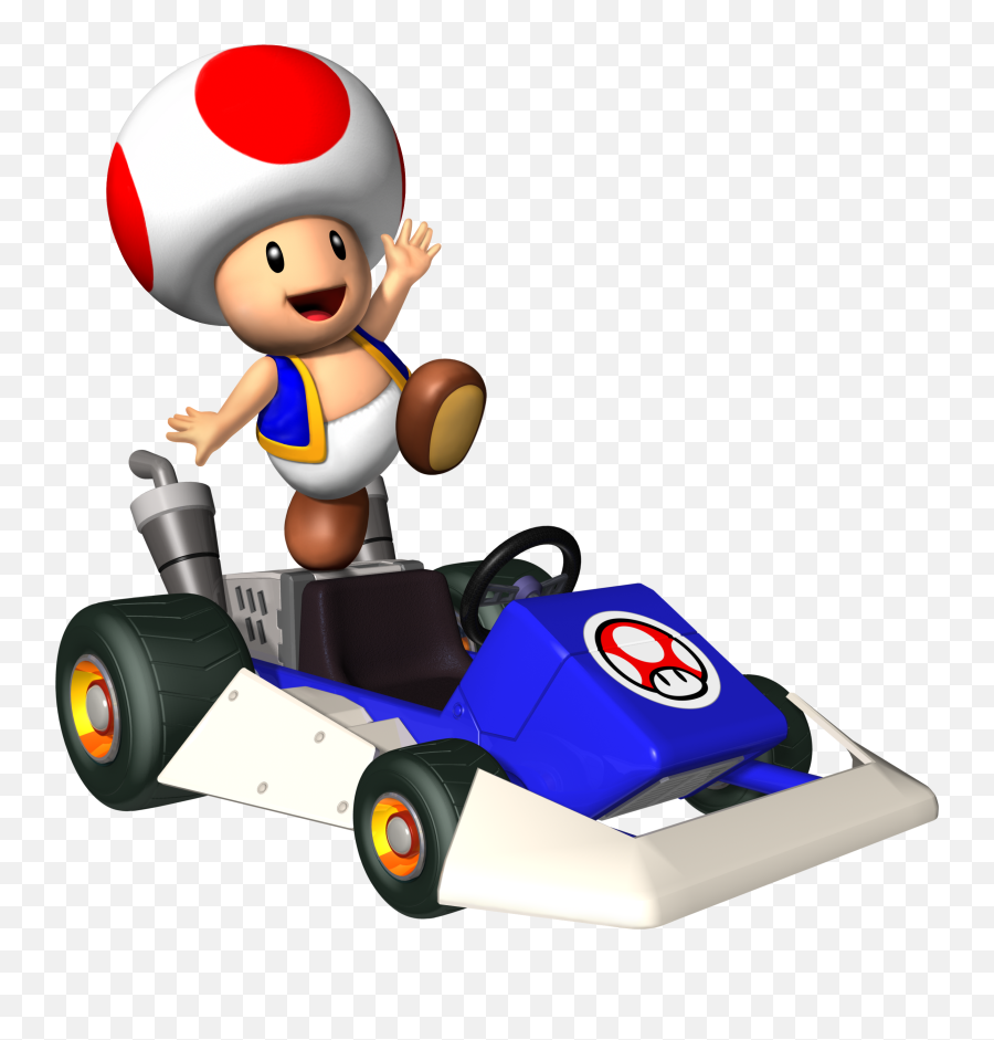 Toad Transparent Mario Kart - Mario Kart Ds Toad Png,Mario Kart Transparent
