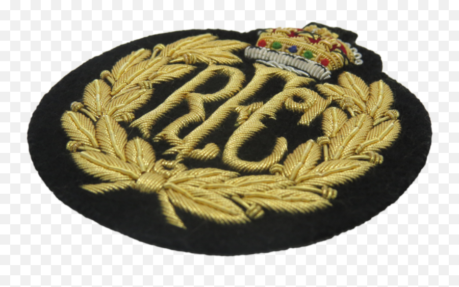 Download Royal Flying Corps Blazer Badge With Kings Crown - Wool Png,Kings Crown Png
