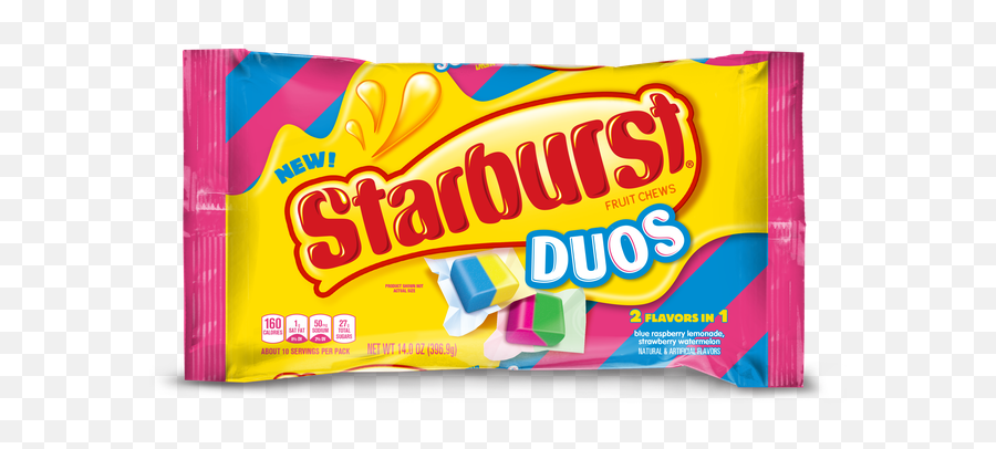 Starbursts Duos Are Coming In 2019 Combining Iconic Flavors - Double Flavor Starburst Png,Starburst Candy Png