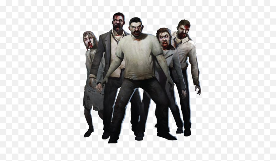 Left 4 Dead Zombies Normales - Left 4 Dead 1 Common Infected Png,Zombie Horde Png