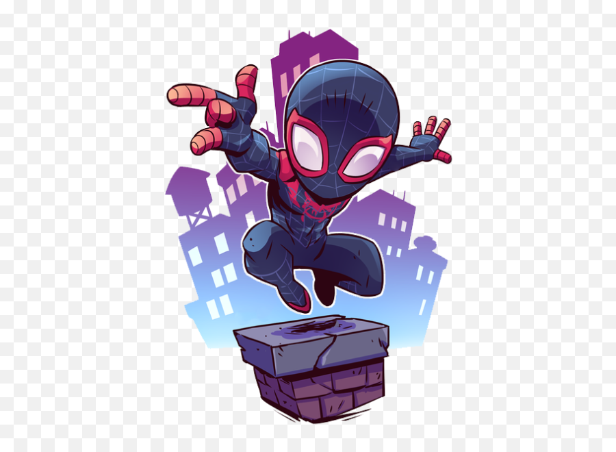 Spider Man Miles Morales - Dibujos Super Heroes Marvel Animados Png,Miles  Morales Png - free transparent png images 