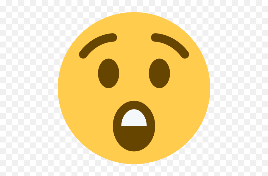Astonished Face Emoji - Astonished Emoji Png,Shocked Face Png