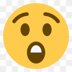 Astonished Face Emoji - png