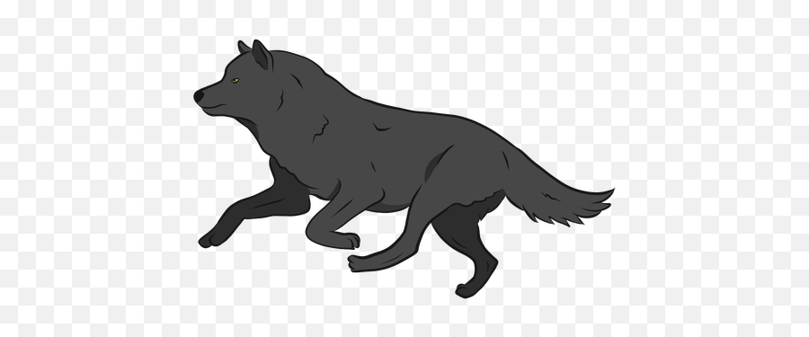 Wolf Predator Leg Tail Illustration - Wolf Png,Lobo Png