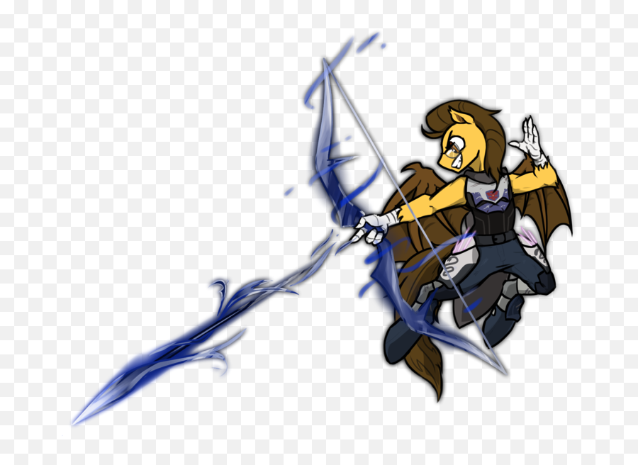1838491 - Action Pose Arrow Artistthebirdiebin Bat Pony Fictional Character Png,Spear Transparent Background